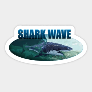 SHARK WAVE Sticker